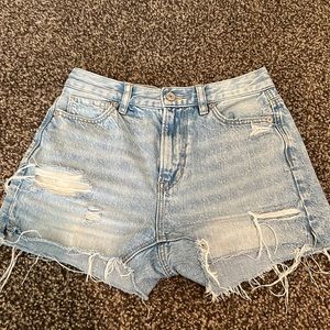 American Eagle mom jean shorts size 00